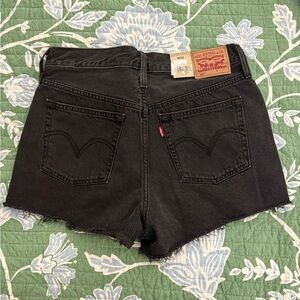 Levi's Women's 501 Dark Gray Jean Shorts